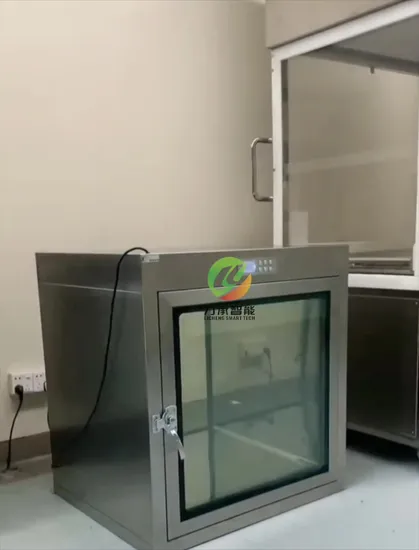 GMP Stainless Steel Transfer Hatch Pass Box Pass Tunnel for Clean Room